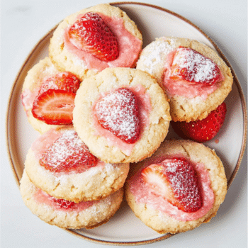 Current image: Strawberry Shortbread Cookies