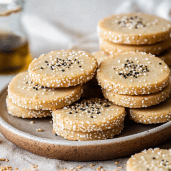 Tahini Shortbread Cookies