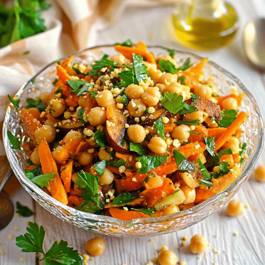 The Best Moroccan Carrot Chickpea Salad You Must Try! 6 The Best Moroccan Carrot Chickpea Salad