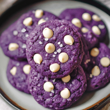 Current image: Ube Cookies | Soft White Chocolate Recipe