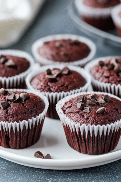 betroot cacao muffins
