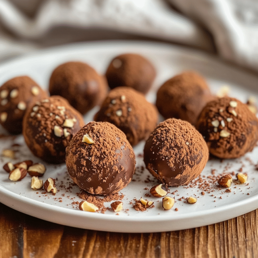 Nutella truffles are the ultimate decadent treat! 6 nutella truffles