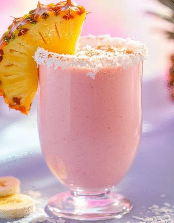pineapple pink smoothie