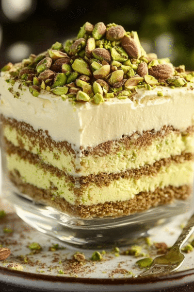 pistachio tiramisu