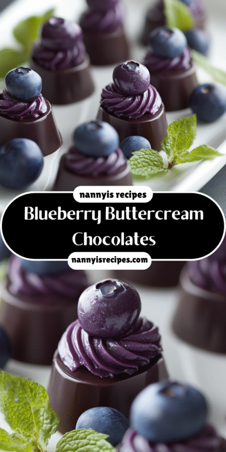 Blueberry Buttercream Chocolates: A Delightful Recipe! 7 11 3