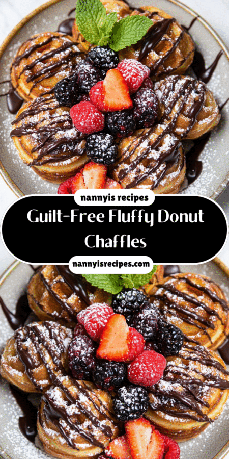 Guilt-Free Fluffy Donut Chaffles: A Tasty Delight Awaits! 7 18 4