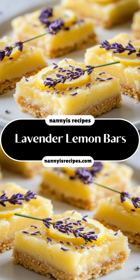 Lavender Lemon Bars: A Zesty Delight You Must Try! 7 20 1