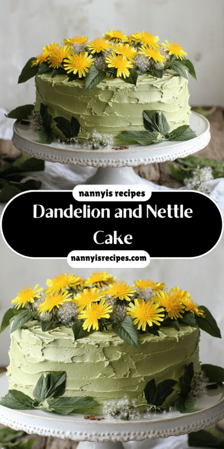 Dandelion and Nettle Cake: Discover this Unique Recipe! 5 21 2