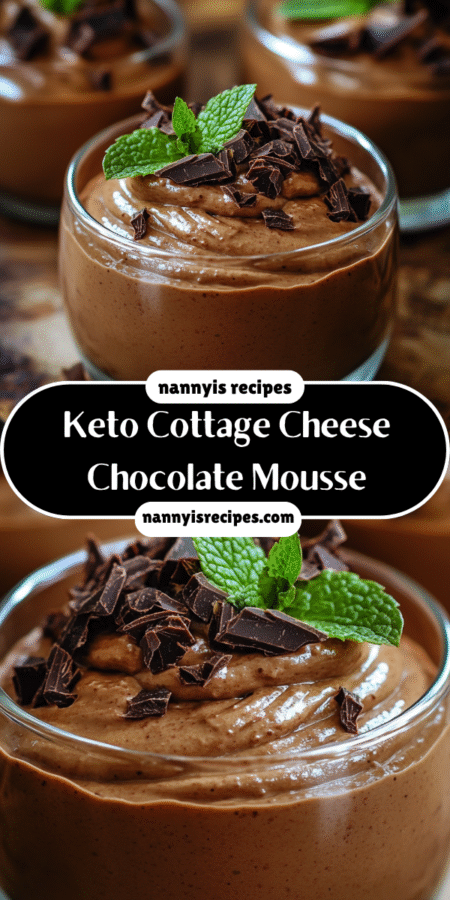 Keto Cottage Cheese Chocolate Mousse: Indulge Guilt-Free! 7 25 7