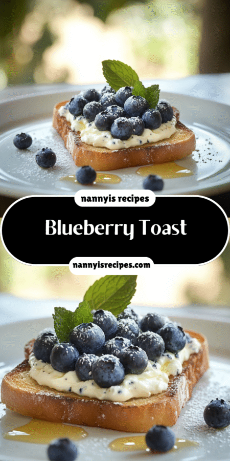 Blueberry Toast: A Delicious, Healthy Breakfast Idea! 7 32 3