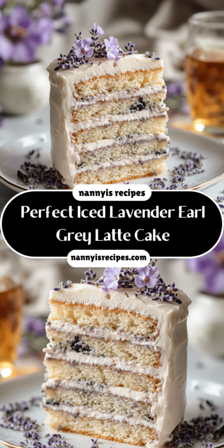 Perfect Iced Lavender Earl Grey Latte Cake Recipe Awaits! 7 38 1