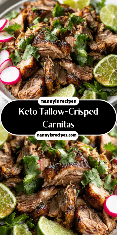 Keto Tallow-Crisped Carnitas: A Flavorful Low-Carb Delight 7 47
