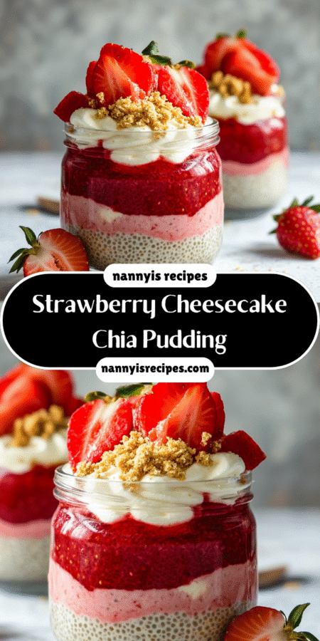 Strawberry Cheesecake Chia Pudding: A Creamy Delight! 5 48 2