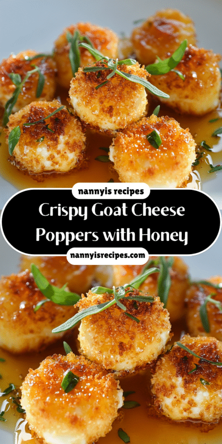 Crispy Goat Cheese Poppers with Honey: Irresistibly Delicious! 7 8 7