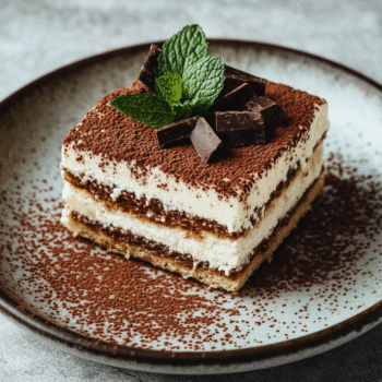 Current image: Easy Vegan Tiramisu