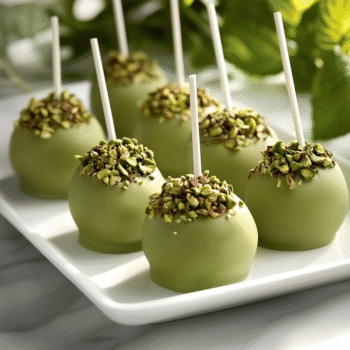Current image: Protein Dessert Pistachio Cake Pops
