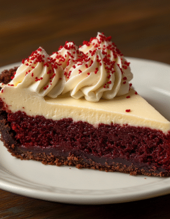Red velvet brownie pie 43