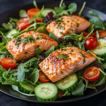 Current image: salmon salad