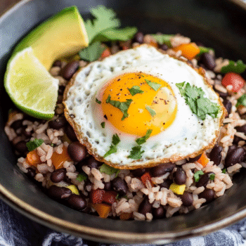 Costa Rican Rice and Beans with Fried Egg 1 350x350 1