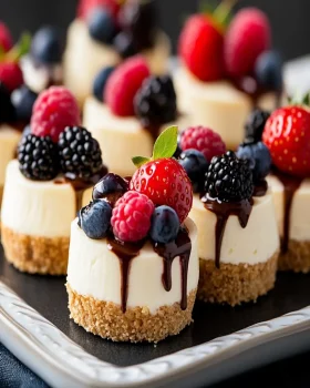 No-Bake Cheesecake Bites First Image First Image