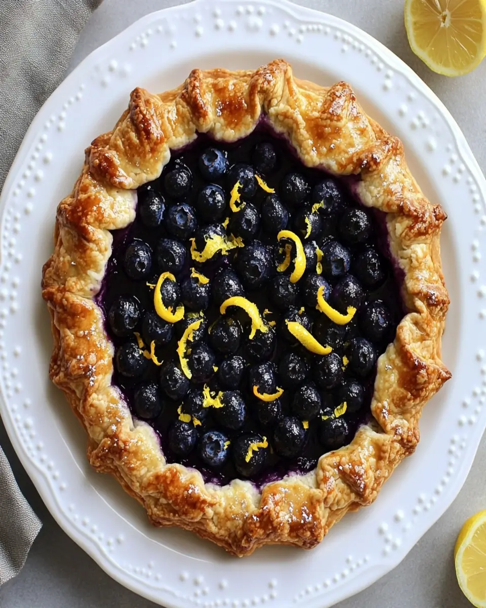 Lemon Blueberry Galette: The Best Easy Summer Delight 7 aniedopzirleujghupoi