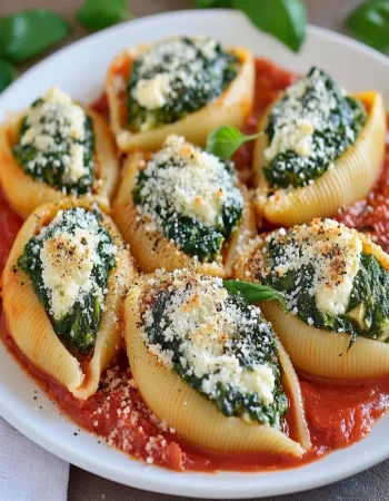 Spinach Ricotta Stuffed Shells: Irresistibly Creamy Delight 33 Spinach Ricotta Stuffed Shells First Image First Image