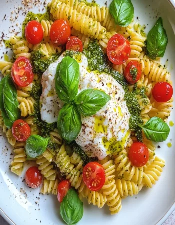 Pesto Burrata Pasta First Image First Image