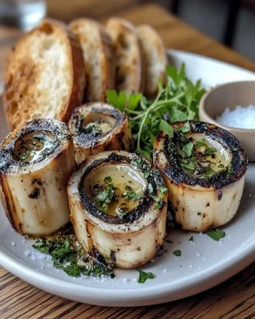 Charcoal Baked Bone Marrow First Image First Image