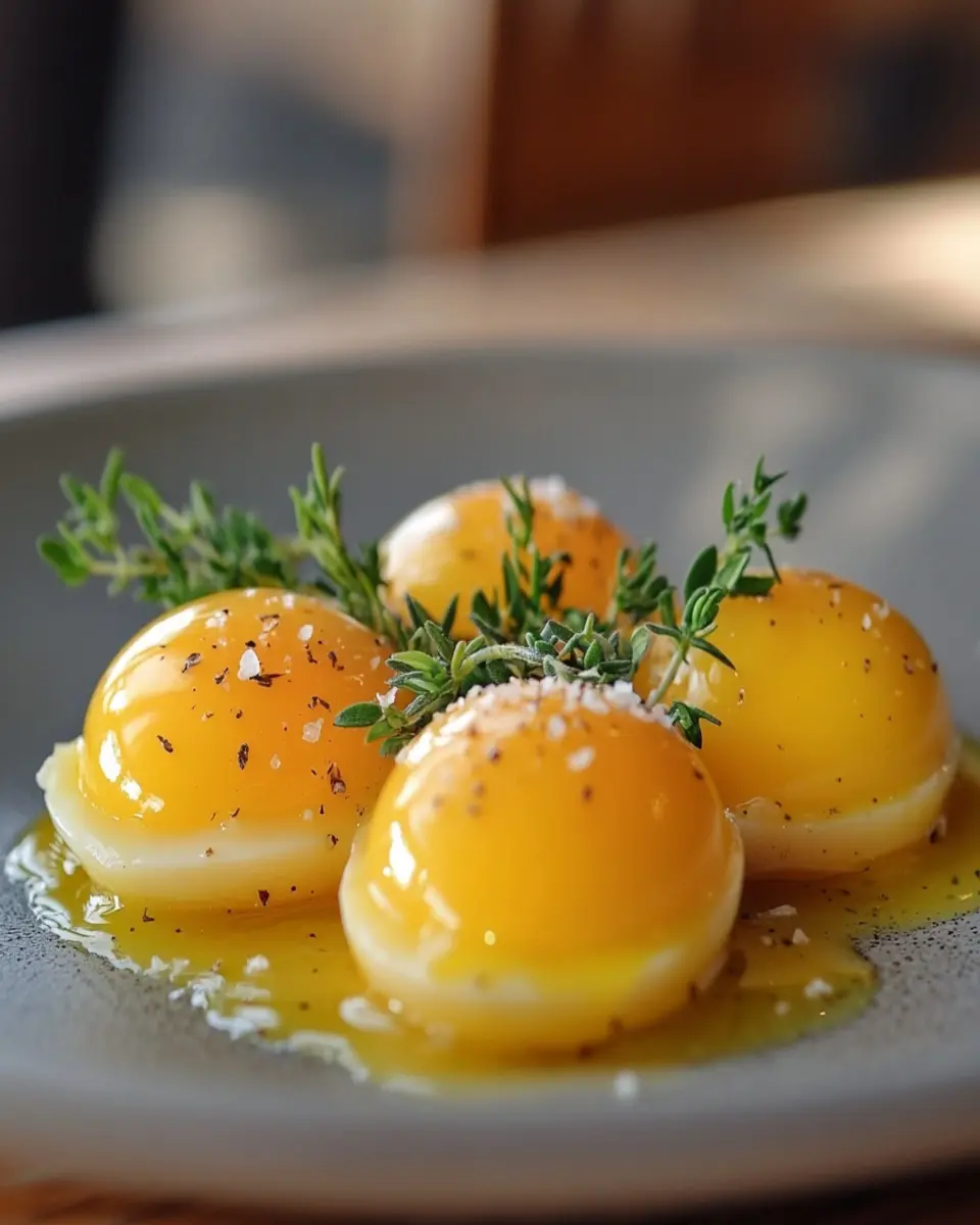 Egg Yolk Confit: Indulgent Flavor Awaits in Beef Tallow! 8