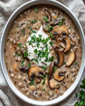 Mushroom Wild Rice Soup First Image First Image