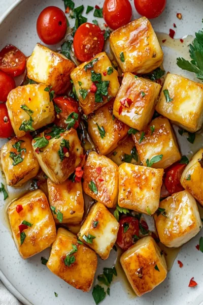 Hot Honey Halloumi: Irresistibly Sweet and Savory Delight 21 Hot Honey Halloumi First Image First Image