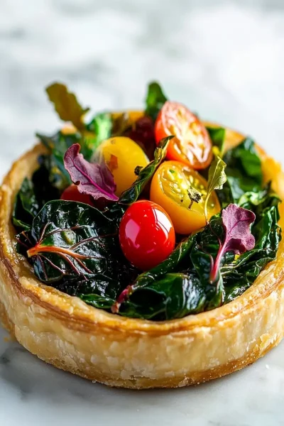 Ember-Wilted Chard Tart First Image First Image