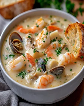 Creamy Seafood Chowder First Image First Image