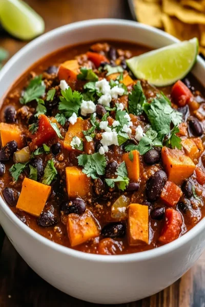 Black Bean Sweet Potato Chili First Image First Image
