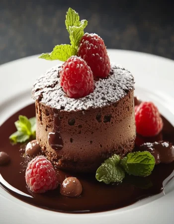 Ash Fall Chocolate Soufflé First Image First Image