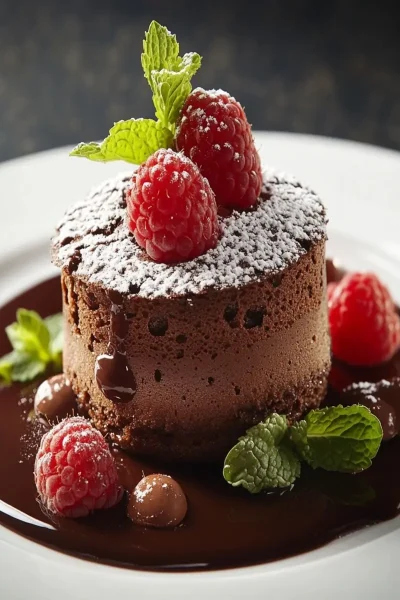 Ash Fall Chocolate Soufflé First Image First Image