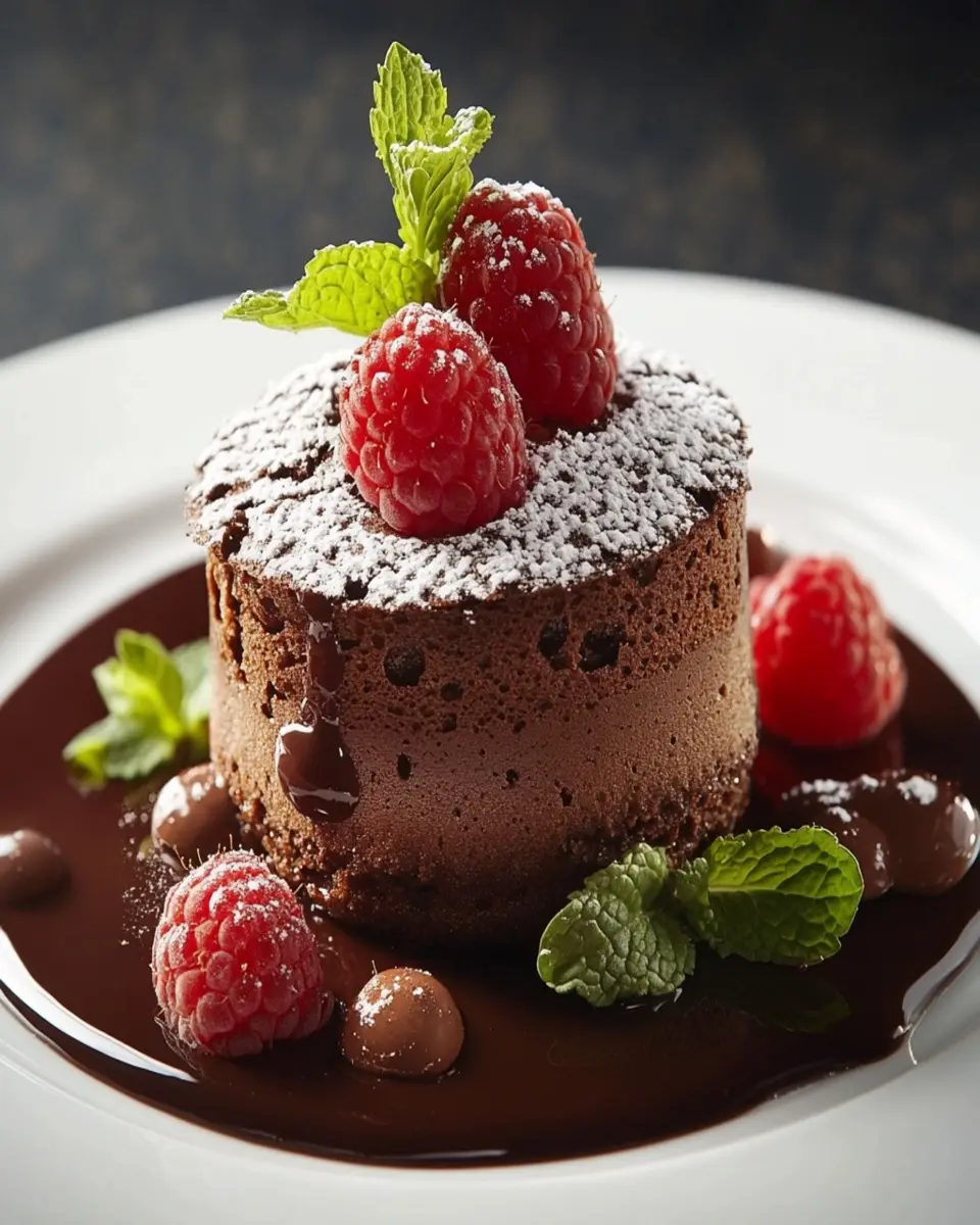 Ash Fall Chocolate Soufflé First Image First Image