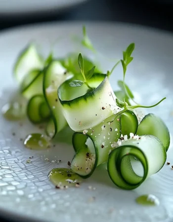 Dewdrop Cucumber Ribbon: The Best Refreshing Salad Twist 31 Dewdrop Cucumber Ribbon First Image First Image