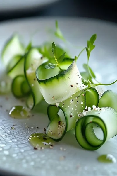 Dewdrop Cucumber Ribbon: The Best Refreshing Salad Twist 45 Dewdrop Cucumber Ribbon First Image First Image