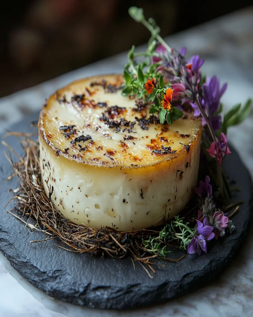 Smoldering Hay Baked Cheese First Image First Image