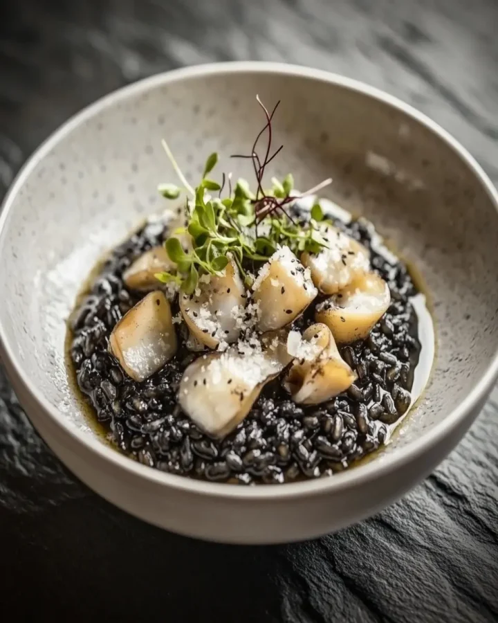 Obsidian Ink Squid Risotto: A Bold and Creamy Delight! 9 image 70