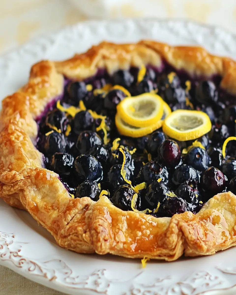 Lemon Blueberry Galette: The Best Easy Summer Delight 9