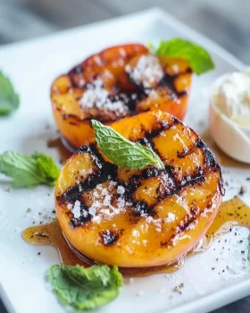 Cinder Block Grilled Peach First Image First Image