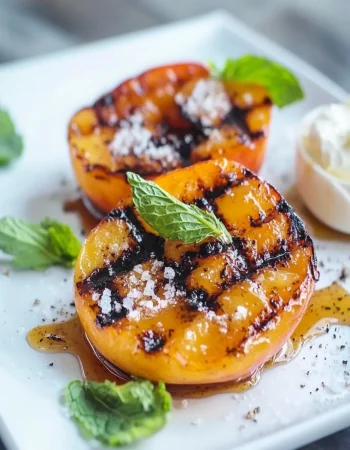 Cinder Block Grilled Peach First Image First Image