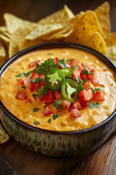 Loaded Queso Dip: The Ultimate Indulgent Game Day Treat 33 Loaded Queso Dip First Image First Image