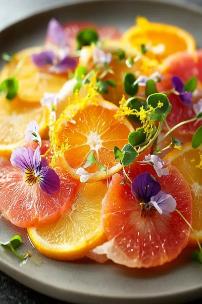 Starlit Citrus Carpaccio First Image First Image