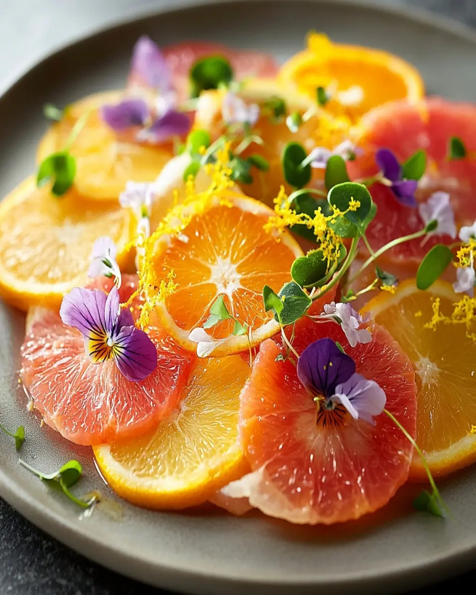 Starlit Citrus Carpaccio First Image First Image