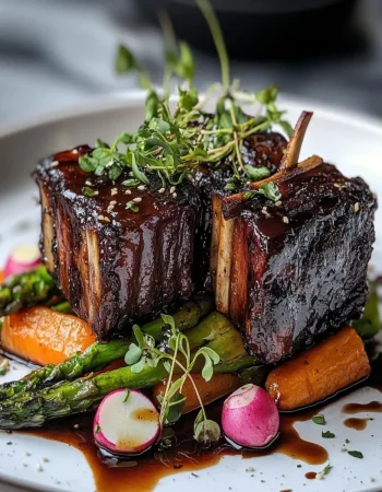 Obsidian Glazed Short Rib: Irresistibly Tender & Boldly Flavored 32 Obsidian Glazed Short Rib First Image First Image