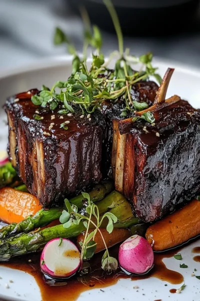 Obsidian Glazed Short Rib: Irresistibly Tender & Boldly Flavored 60 Obsidian Glazed Short Rib First Image First Image