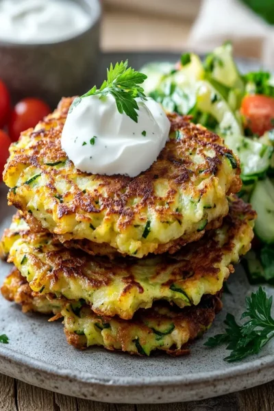 Zucchini Fritters First Image First Image